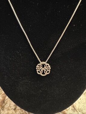 Alex and Ani Silver Endless Knot necklace